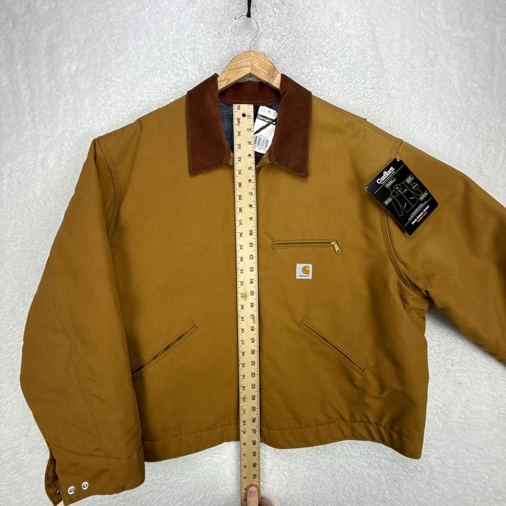 Carhartt‎ Detroit Jacket Blanket Lined Mens 3XL J001 BRN Brown NWT NOS - Picture 7 of 16